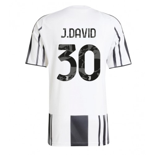 Stroje piłkarskie Juventus Jonathan David #30 Koszulka Podstawowej 2025-26 Krótki Rękaw